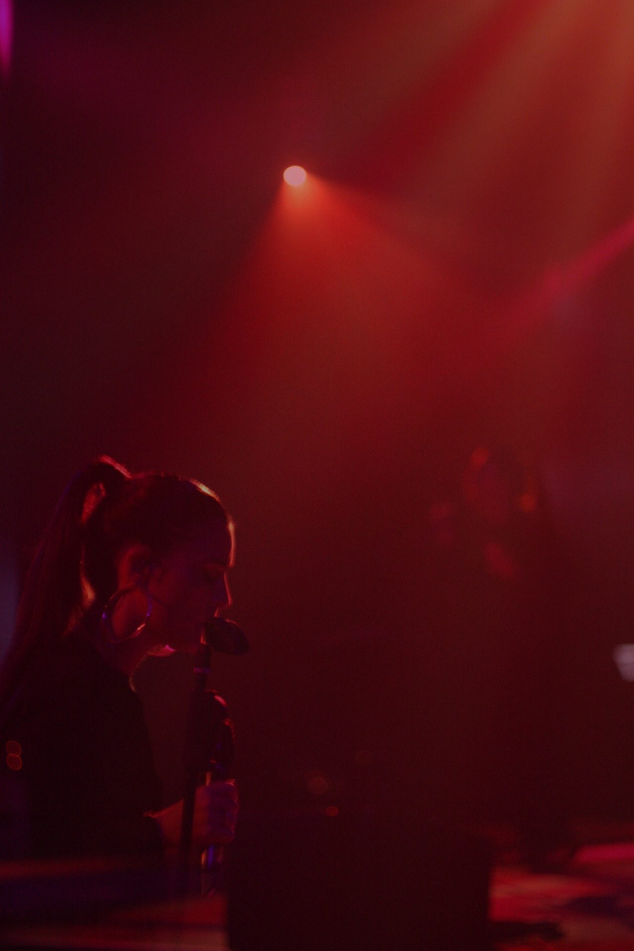 Jessie Ware — Mountain Oasis Electronic Music Summit, Asheville, North Carolina (2013). Color photograph by Jeff Pearson.