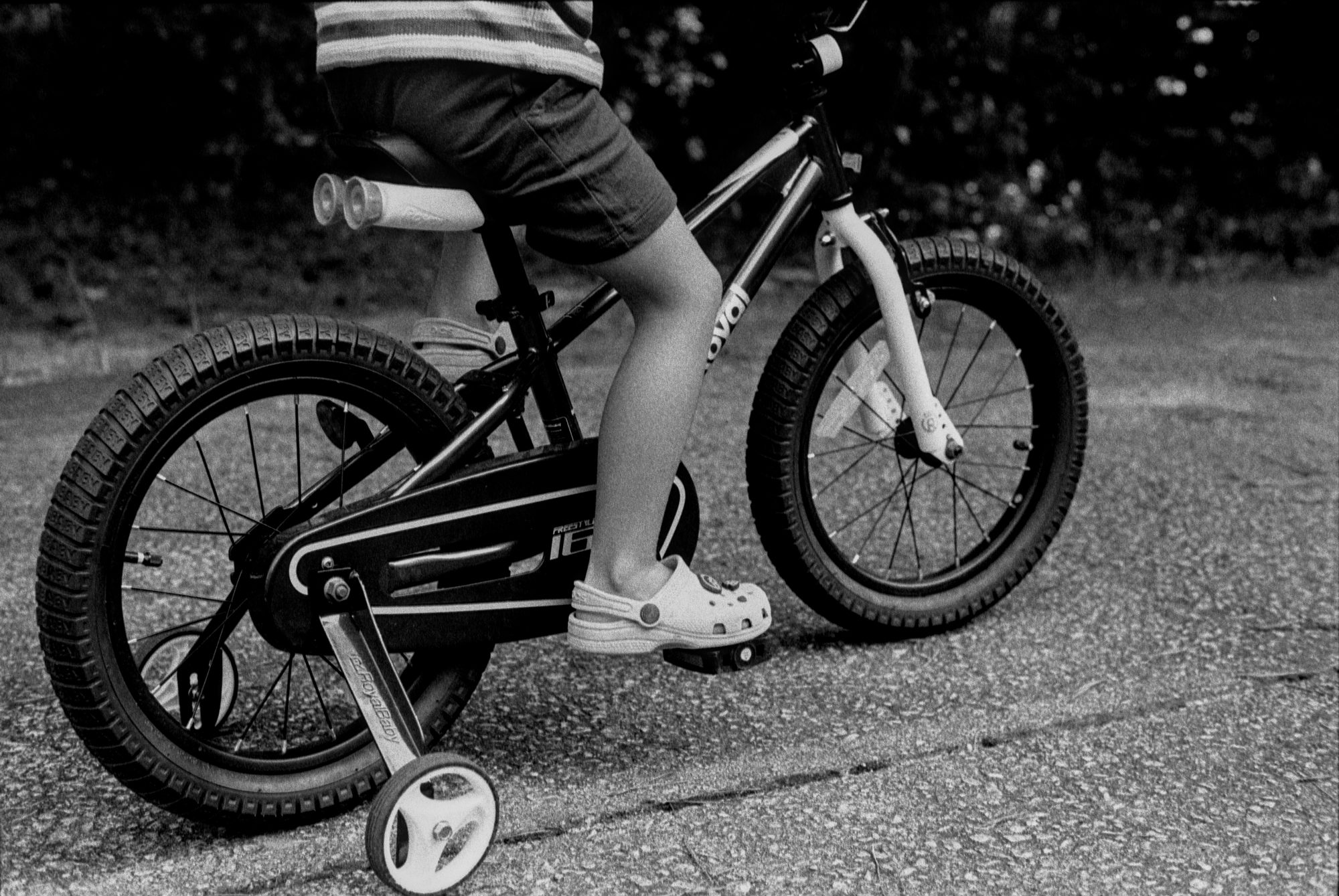 Afterschool — Home. Black and white photograph by Jeff Pearson.