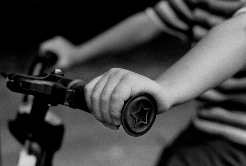 Hitting the Streets — Home (2026). Black and white photograph by Jeff Pearson.